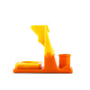 Huni Badger KRDank Stand: Orange and Yellow Gradient