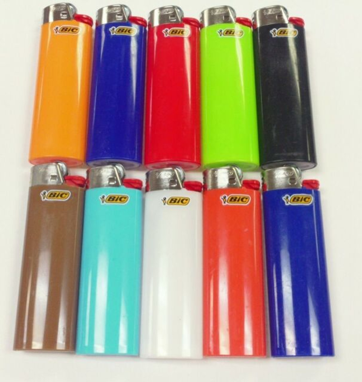 BIC Classic Lighter, Assorted Colors, 10-Pack