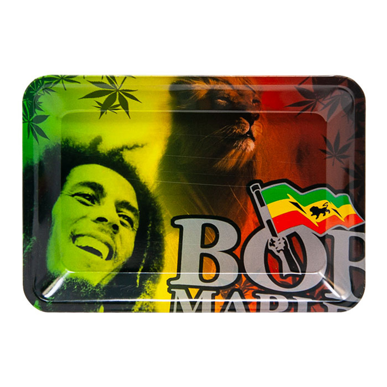 Bob Marley Rolling Tray Smile 7