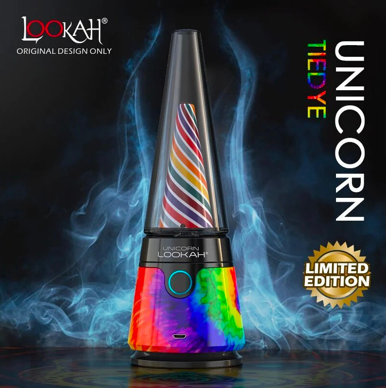 Lookah Unicorn Portable Electric Dab Rig - Limited Edition Tye Dye
