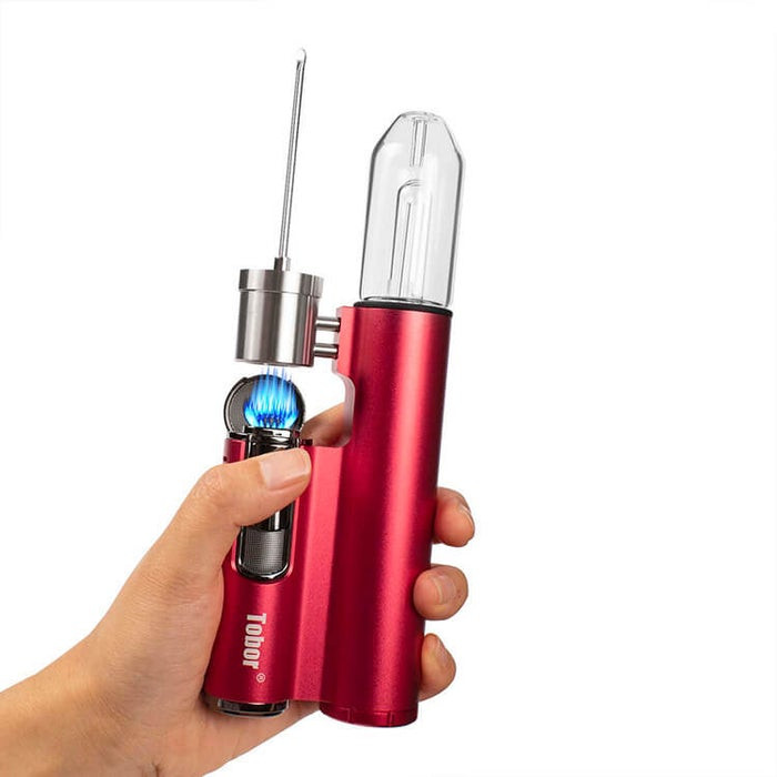 Bazoka Mini Butane Portable Dab Rig: Black - HookahTown.com