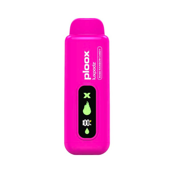 Ploox Hookah Pen: Rose Rainbow Candy - Nicotine Free 15000 Puffs -  HookahTown.com