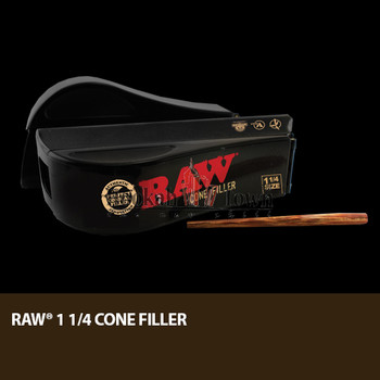 Raw 1 1/4" Cone Filler w/ Stick Easy Fill and Pack