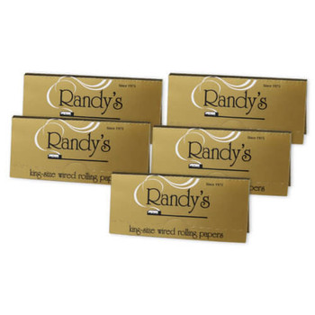 Randy's Classic's: King-Size Wired Rolling Papers 5-pack Randy's Classic's: King-Size Wired Rolling Papers 5-pack