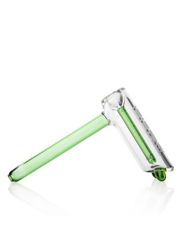 GRAV Hammer Bubbler - Colored Accents - Green