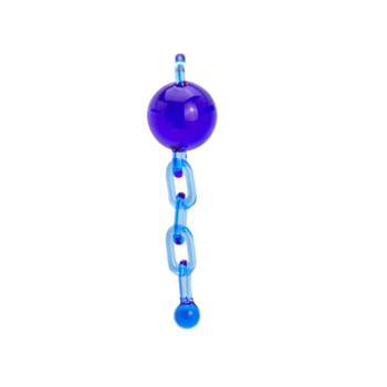 VapeBrat Slurper Chain: Ball and Chain Terp Slurper Set - Blue