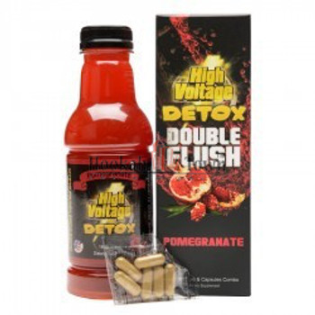 HIGH VOLTAGE DETOX: DOUBLE FLUSH COMBO - POMEGRANATE FLAVOR HIGH VOLTAGE DETOX: DOUBLE FLUSH COMBO - POMEGRANATE FLAVOR