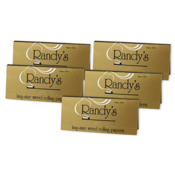 Randy's Classic's: King-Size Wired Rolling Papers 5-pack