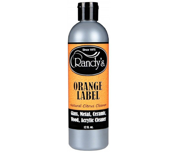 Randy's Orange Label Natural Citrus Cleaner: Glass, Metal, Ceramic, Wood, Acrylic Cleaner 12 Fl oz