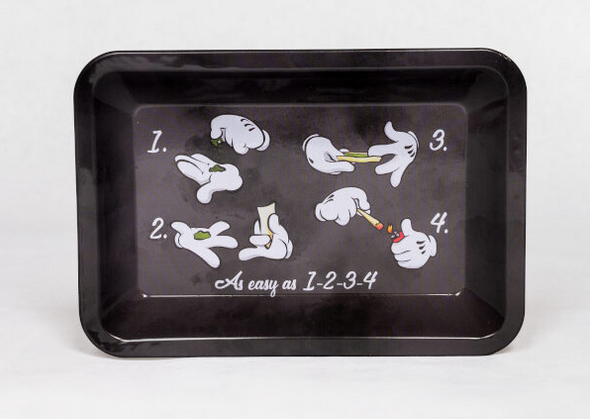 Easy as 1-2-3-4 Small Rolling Tray 5 x 7