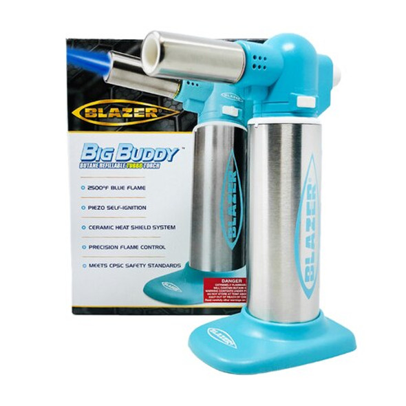 Blazer Big Buddy Turbo Torch Teal & Stainless Steel