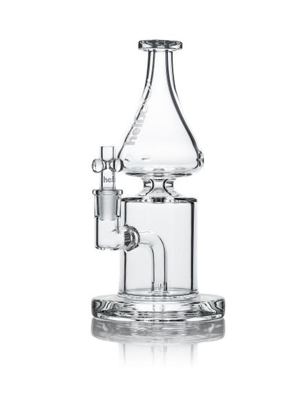 Grav Helix 8.75" Straight Base With Fixed Downstem Water Pipe - Clear