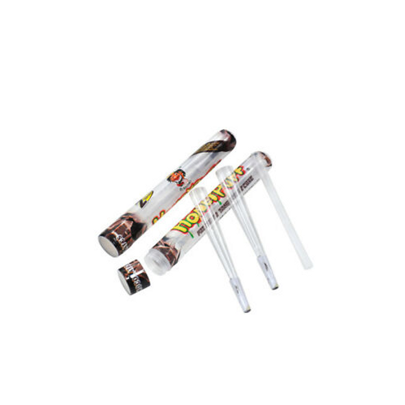 HoneyPuff Pre-Rolled Transparent 1 1/4 Size Cones - Chocolate