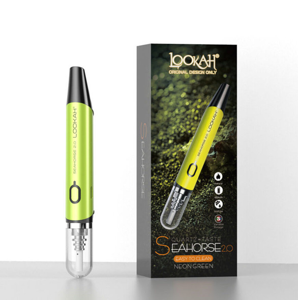 Lookah Seahorse Wax Dab Pen 2.0 Neon Green