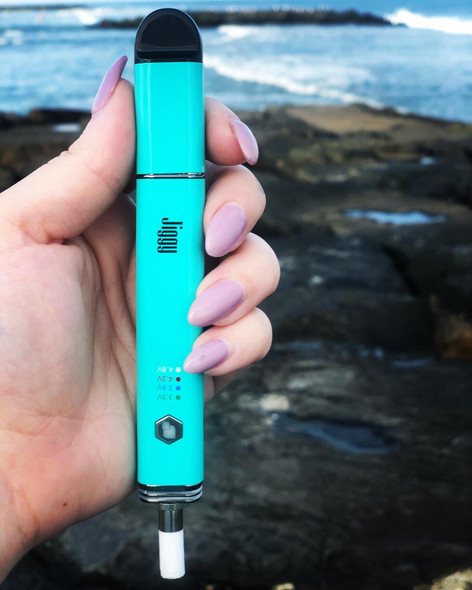 The Kind Pen Jiggy: Teal - Electric Nectar Collector and Wax Dab Pen