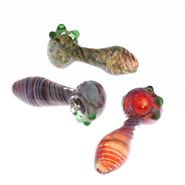 Spiral Galaxy 4" Glass Pipe