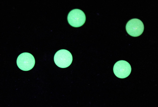 Quartz Banger Glow-in-the-Dark Beads 6mm (1 piece)