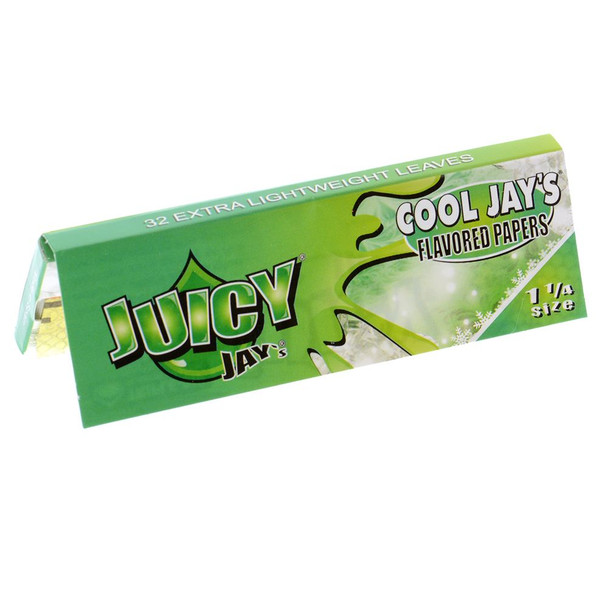 Juicy Jays 1 1/4" Cool Jay's Rolling Papers - 32 Per Book