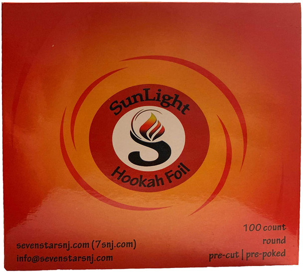 SunLight Hookah Foil 100ct