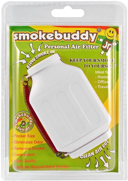 SmokeBuddy Jr Personal Smoke Air Filter - White