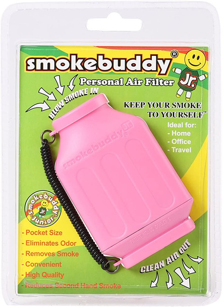 SmokeBuddy Jr Personal Smoke Air Filter - Pink