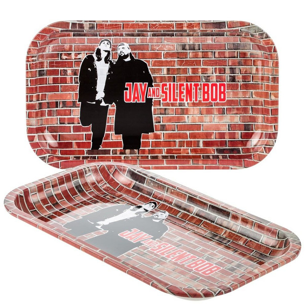 Jay and Silent Bob Rolling Tray | Medium | Brick Wall