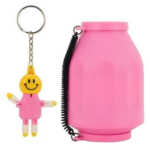 The Original SmokeBuddy Personal Air Odor Purifier Cleaner Filter with Keychain -  Pink