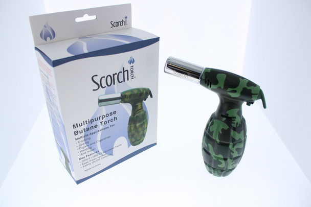 Scorch Torch 7" Single Flame Butane Grenade Style Table Torch