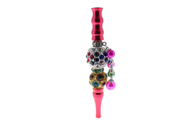 Preppy La' Peui Blinged Out Blunt Holder Hookah Mouth Tip Red