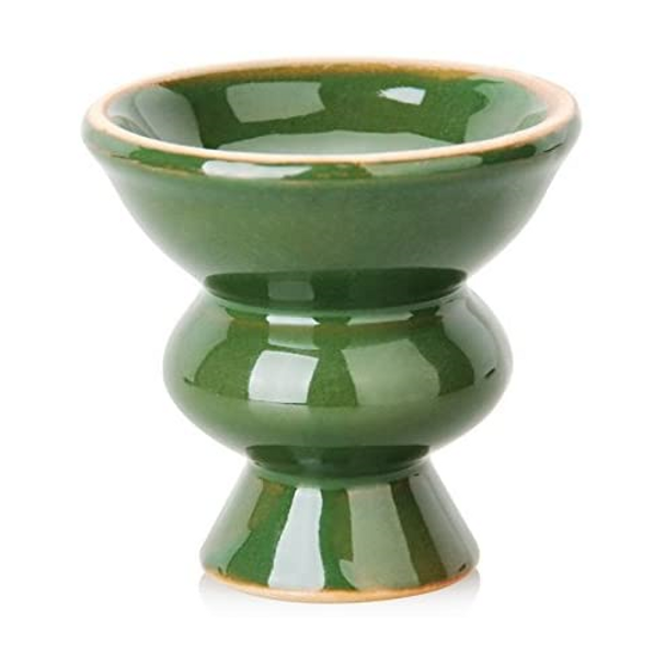 Ceramic Hookah Bowl - Green