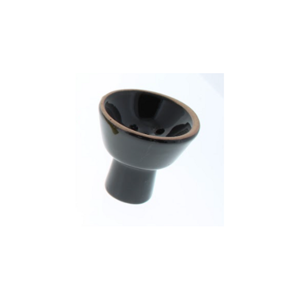 Small Ceramic Hookah Bowl - Black