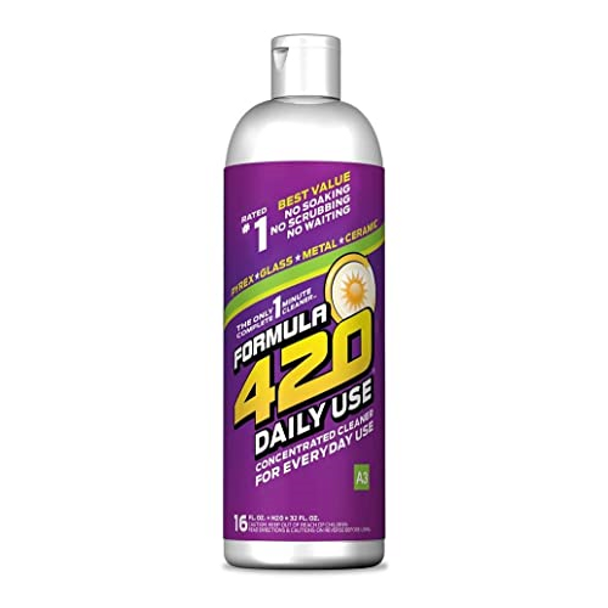 Formula 420 Daily - Pyrex Glass Metal Ceramic Concetrated Cleaner for Everyday Use - 16oz