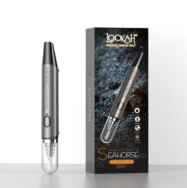 Lookah Seahorse Wax Dab Pen 2.0 Gray