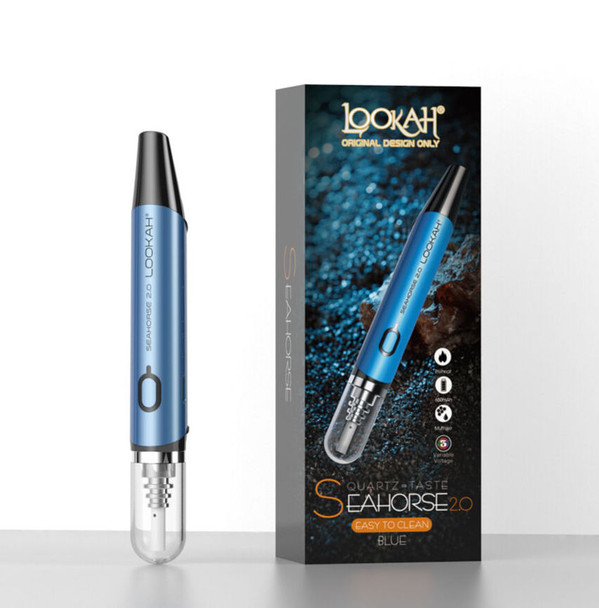 Lookah Seahorse Wax Dab Pen 2.0 Blue