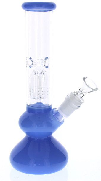 9.5 inch Small Water Pipe with Tree Perc - Light Blue