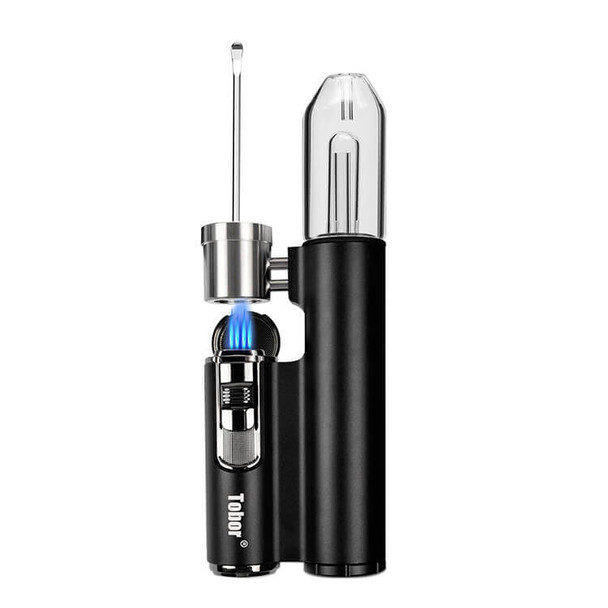 Bazoka Mini Butane Portable Dab Rig: Black