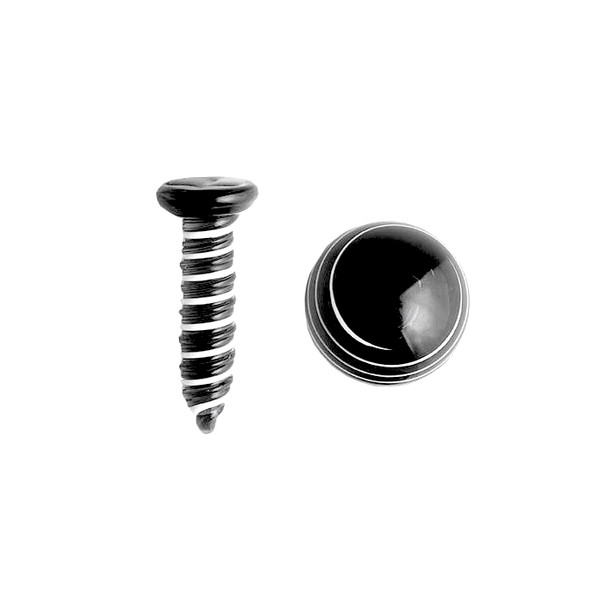 Terp Slurper Screw Set: Black Swirl