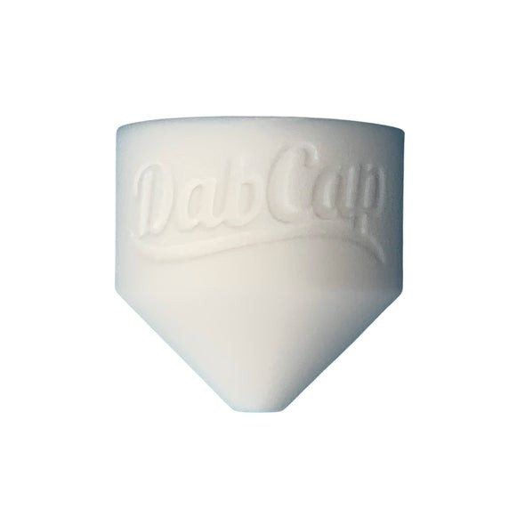 Silicone Bong Adapter: DabCap - Universal Vape to Bong Adapter V4 Classic White