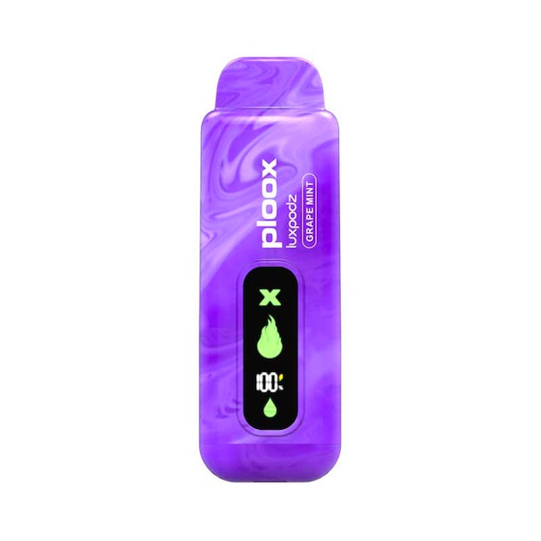 Ploox Hookah Pen: Grape Mint - Nicotine Free 15000 Puffs