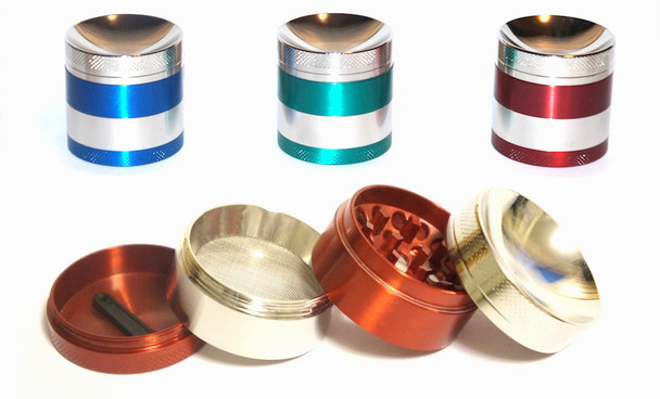 Premium 4 Level Sloped Titanium Grinder (Medium)