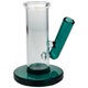 3" Glass Carb Cap & Dabber Stand - Lake Green