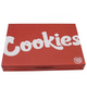 Glow Tray x Cookies LED 7 Color 11 x 8 Rolling Tray & 4 Level Grinder Gift Kit - Red