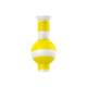 White Rhino Carb-It 3 in 1 Silicone Carb Cap: Glow Yellow and White