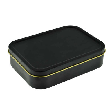 2 oz Blank Black Tobacco Storage Tin