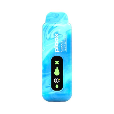 Pen Blue Razz Ploox Hookah Pen: Blue Razz Ice - Nicotine Free 15000 Puffs ...
