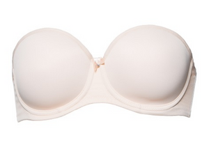Annette Women's Strapless Control Bra with Extra Sides Support, Beige, 32B  at  Women's Clothing store