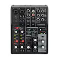 AG06MK2B, 6 ch live streaming mixer with USB audio I/F. Sofware bundled. Black.