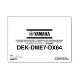 DEK-DME7-DX64, Expansion licence that adds 64 ch of Dante I/O to the DME7. Up to three licenses can be added = 256 ch Dante I/O.