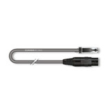 SC-Mercator CAT6 Superflex, RJ45 Metal/HICON, black, 3,00m