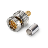 DAMAR & HAGEN BNC 0.6/3.7 75 Ω crimpkontakt, rak